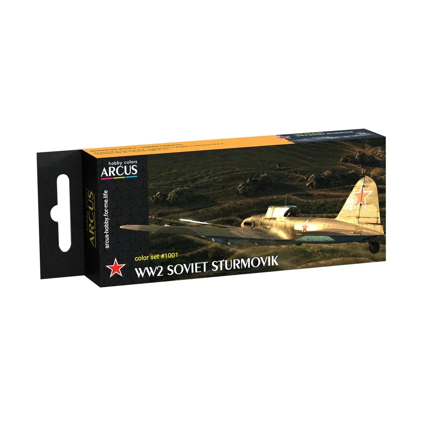 Arcus Hobby Colors WW2 Soviet Sturmovik Paint Set - Fusion Scale Hobbies