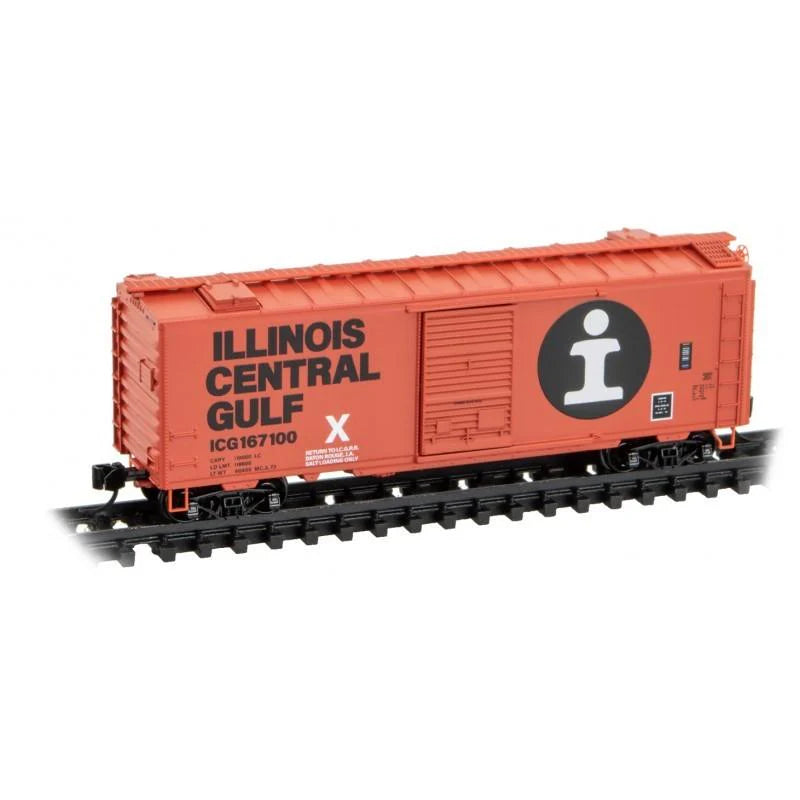 N Scale Micro- Trains Line Illinois Central Gulf #167100 Salt Boxcar