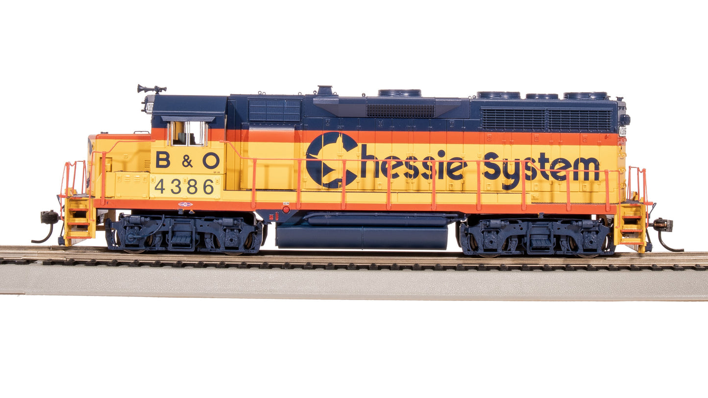 HO Scale Broadway Limited EMD GP35, CSX 4386, Chessie System w/ CSX Patch, Paragon4 Sound/DC/DCC