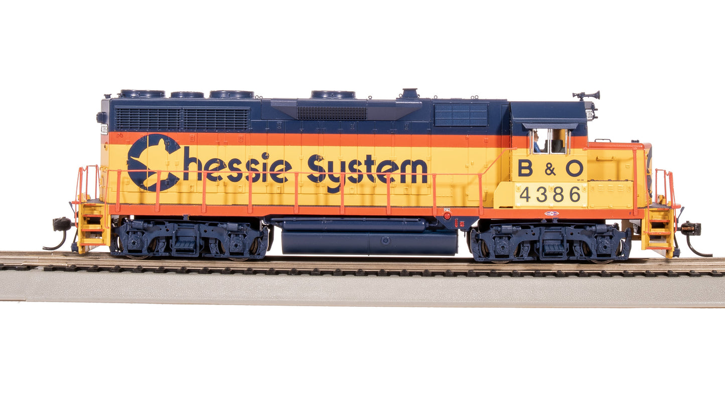 HO Scale Broadway Limited EMD GP35, CSX 4386, Chessie System w/ CSX Patch, Paragon4 Sound/DC/DCC