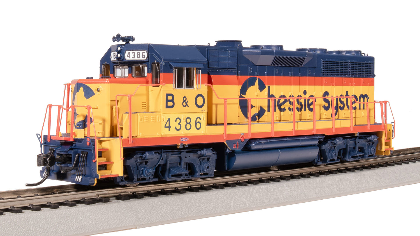 HO Scale Broadway Limited EMD GP35, CSX 4386, Chessie System w/ CSX Patch, Paragon4 Sound/DC/DCC