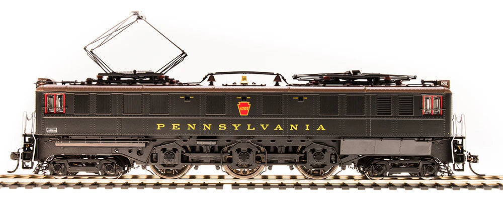HO Scale Broadway Limited 5933 PRR P5a Boxcab #4730, Brown roof, Buff Yellow