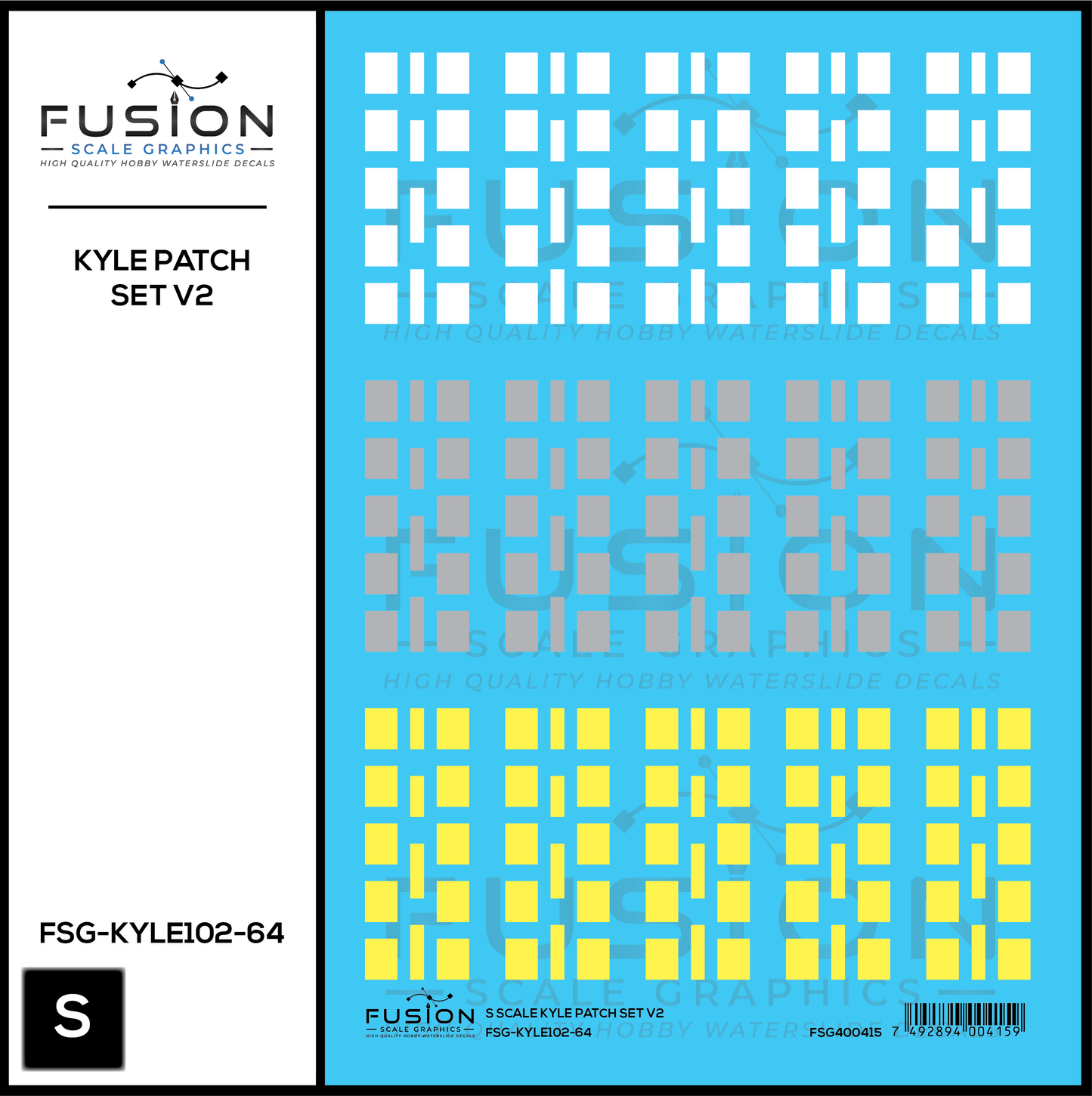 S Scale KYLE Patch Decal Set V2