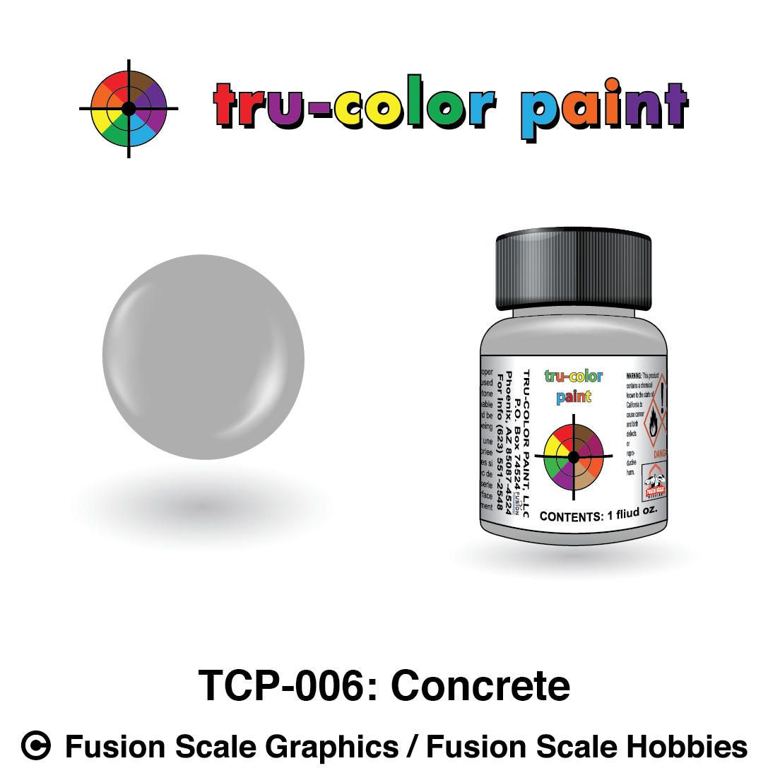 Tru Color Paint TCP-006 Concrete 1oz