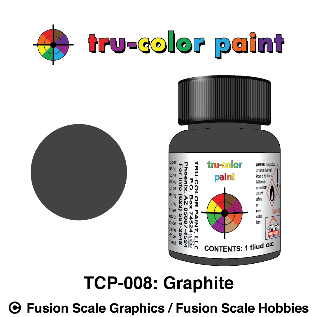 Tru Color Paint TCP-008 Graphite 1oz