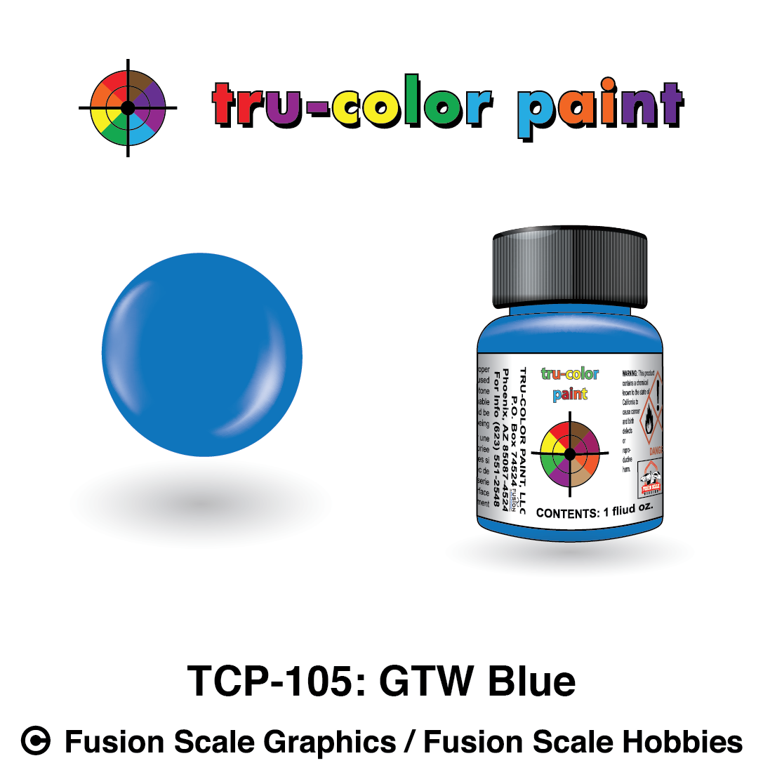 Tru Color Paint TCP-105 GTW Blue 1oz