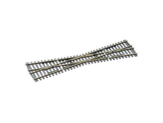 HO Scale Peco Code 75 12 Degree Crossover Electrofrog