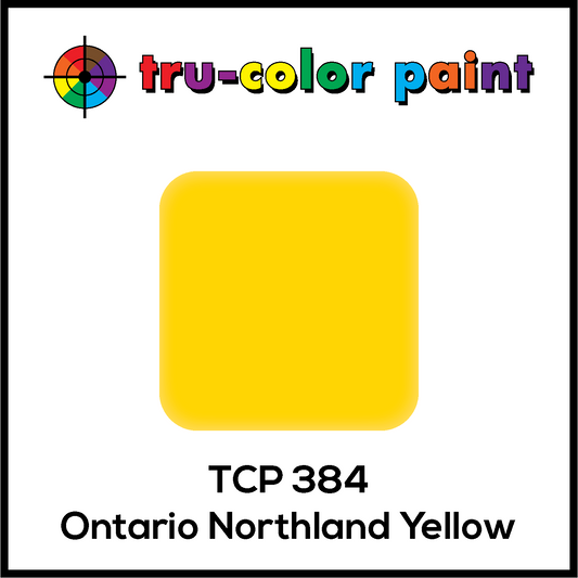 Tru Color Paint TCP-384 Ontario Northland Yellow 1oz Bottle TCP384