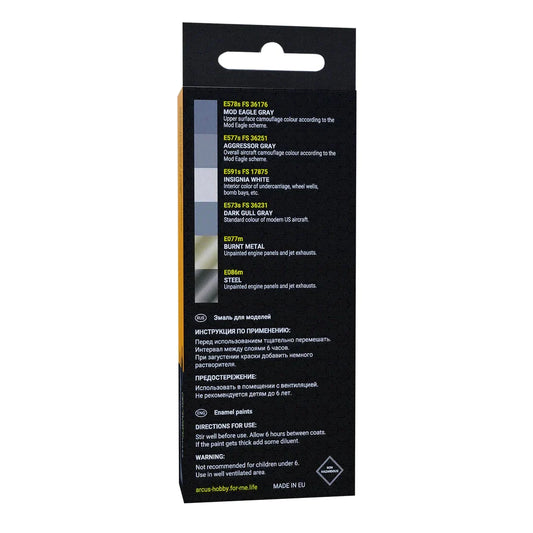 Arcus Hobby Colors USAF Mod Eagles Paint Set - Fusion Scale Hobbies