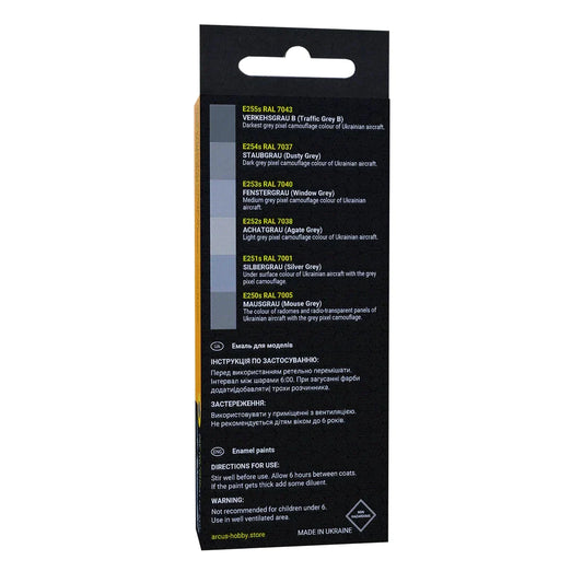 Arcus Hobby Colors PSU The Ghost of Kyiv Paint Set - Fusion Scale Hobbies