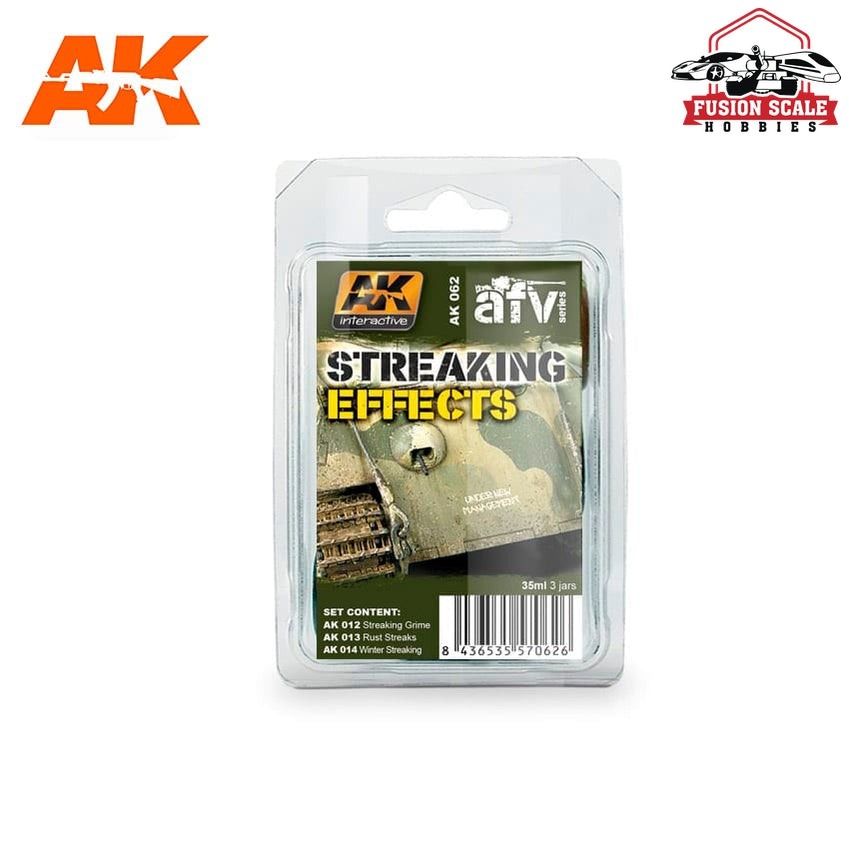 AK Interactive Streaking Effects Weathering Set AKI062 - Fusion Scale Hobbies