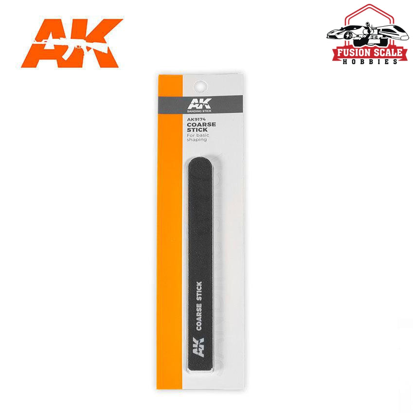 AK Interactive Coarse Sanding Stick AKI9174 - Fusion Scale Hobbies