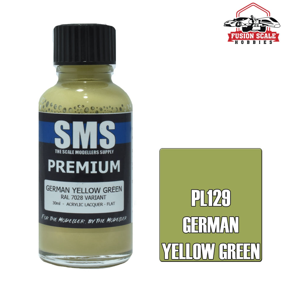 Scale Modelers Supply Premium German Yellow Green 30ml