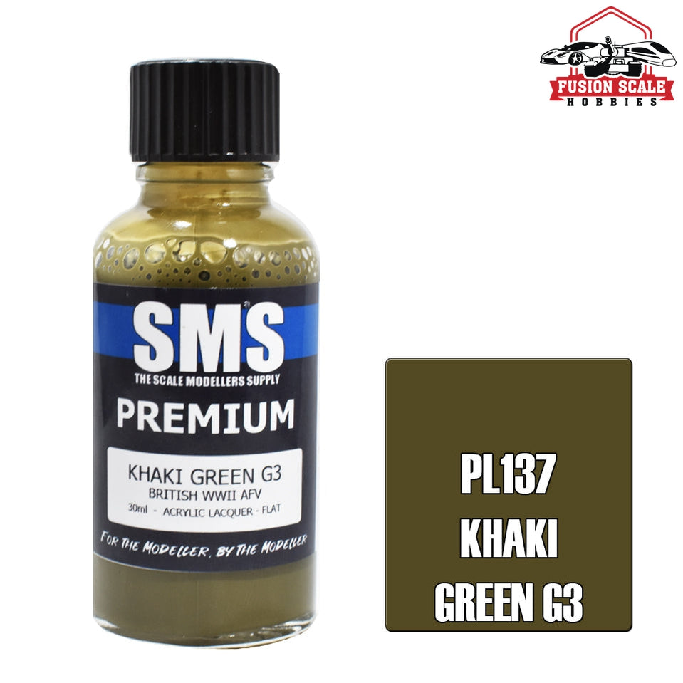 Scale Modelers Supply Premium Khaki Green G 30ml