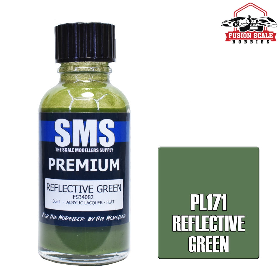 Scale Modelers Supply Premium Reflective Green 30ml
