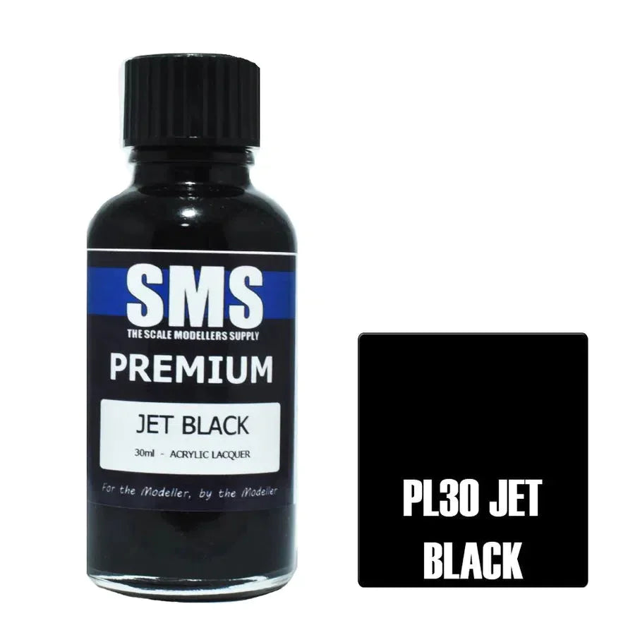 Scale Modelers Supply Premium Jet Black 30ml