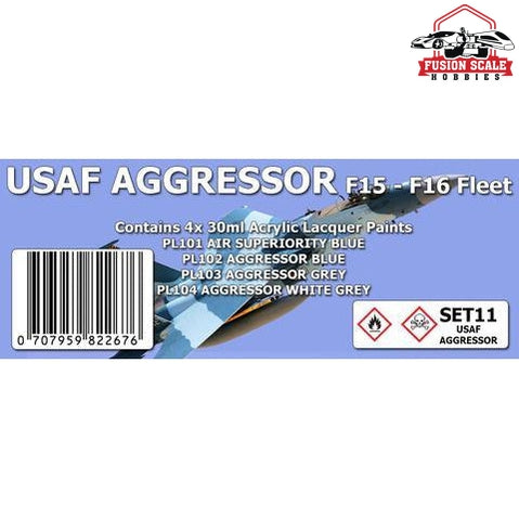 Scale Modelers Supply Usaf Aggressor F F Color Set