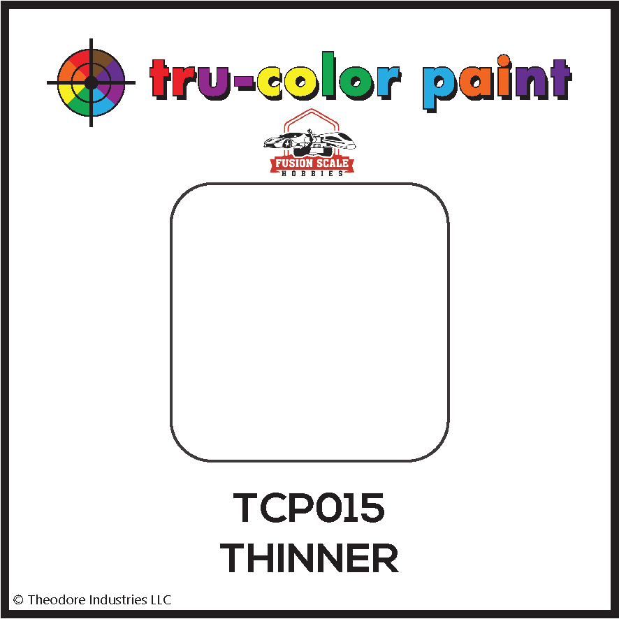 Tru Color Paint TCP-015 Thinner 2oz Bottle