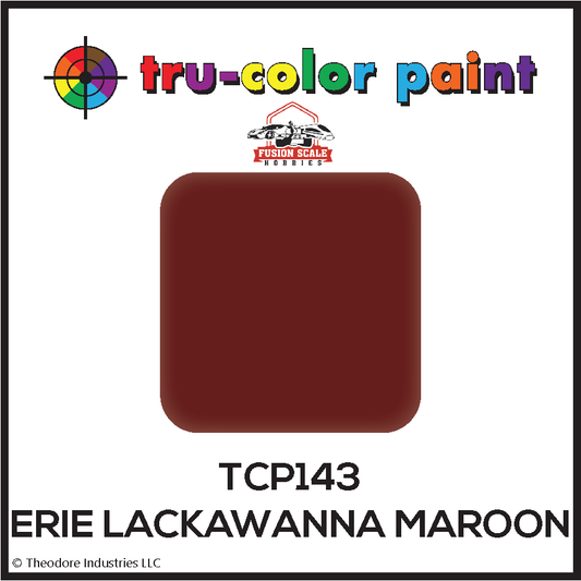 Tru Color Paint TCP-143 Erie Lackawanna Maroon 1oz TCP143