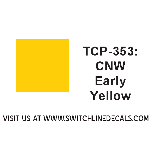 Tru Color Paint TCP-353 CNW Chicago North Western Early Yellow 1oz TCP353