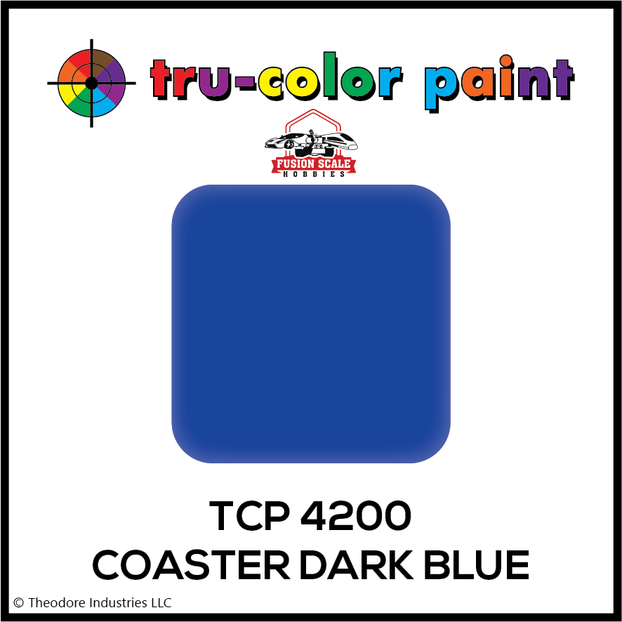 Tru Color Paint Coaster Dark Blue 1oz