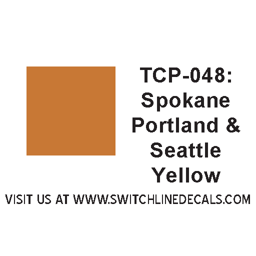 Tru Color Paint TCP-048 Spokane Portland & Seattle Yellow 1oz TCP048