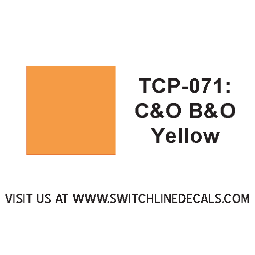 Tru Color Paint TCP-071 C&O B&O Yellow 1oz TCP071