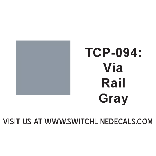 Tru Color Paint TCP-094 Via Rail Gray 1oz TCP094