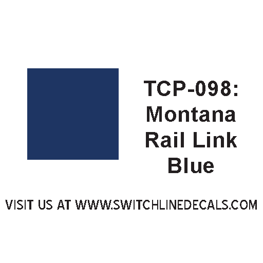 Tru Color Paint TCP-098 Montana Rail Link Blue 1oz TCP098