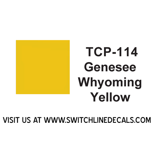 Tru Color Paint TCP-114 Genesee and Wyoming Yellow 1oz TCP114