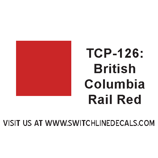 Tru Color Paint TCP-126 British Columbia Rail Red 1oz TCP126