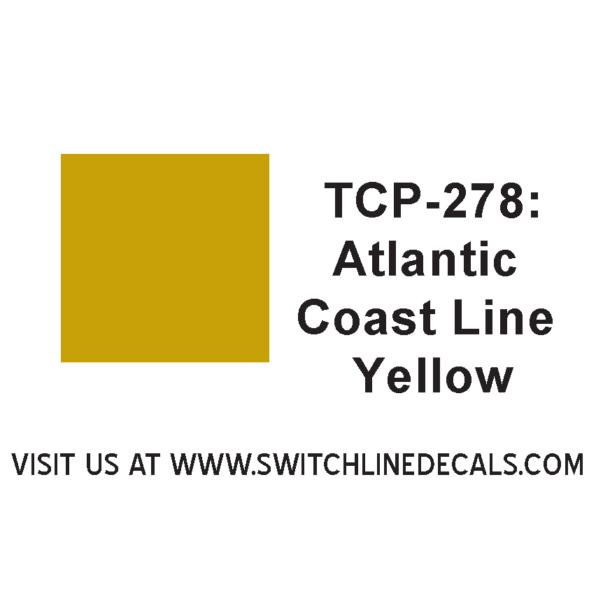 Tru Color Paint TCP-278 Atlantic Coast Line Yellow 1oz TCP278