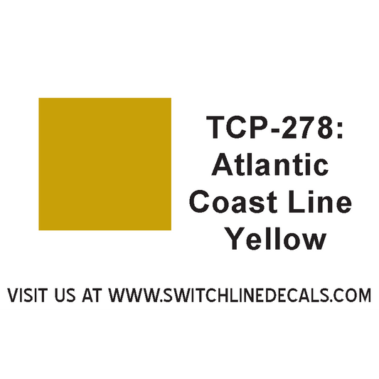 Tru Color Paint TCP-278 Atlantic Coast Line Yellow 1oz TCP278