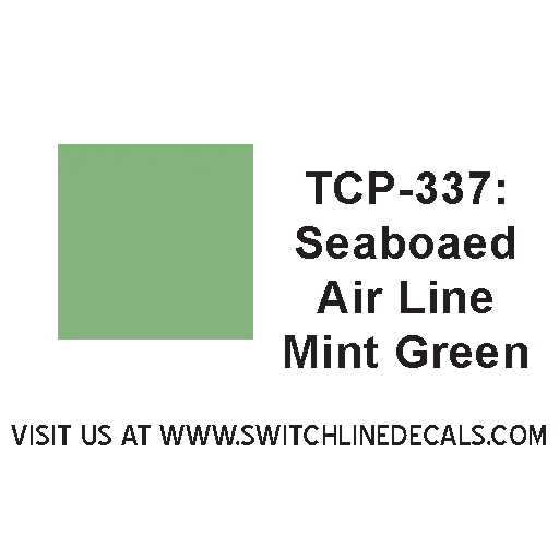 Tru Color Paint TCP-337 Seaboard Air Line Mint Green 1oz TCP337