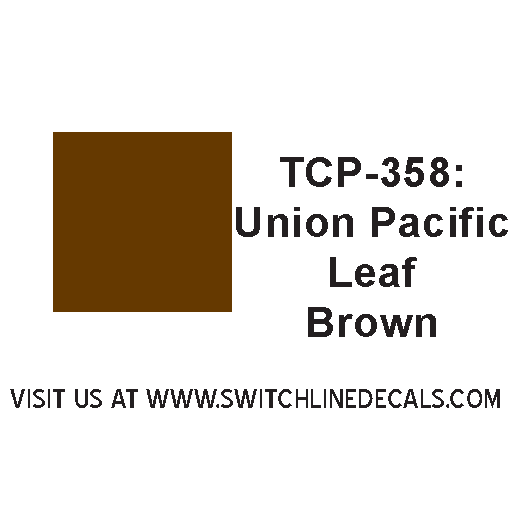 Tru Color Paint TCP-358 UP Union Pacific Leaf Brown 1oz TCP358