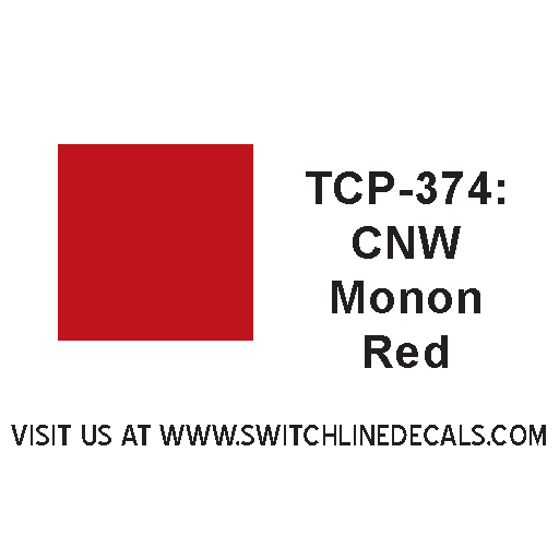 Tru Color Paint TCP-374 CNW Monon Red 1oz TCP374