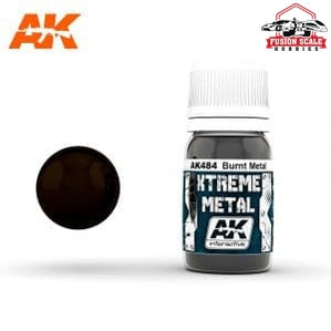 AK Interactive Xtreme Metal Burnt Metallic Paint 30ml Bottle - Fusion Scale Hobbies