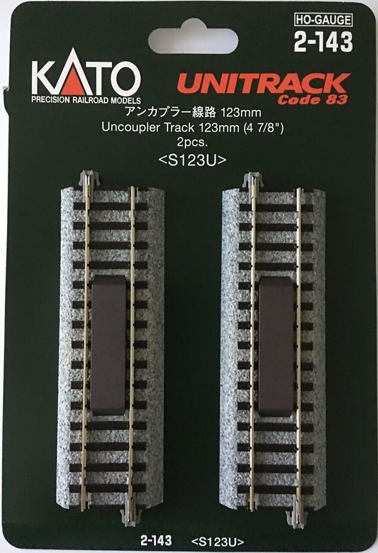 HO Scale Kato Unitrack 123MM Uncoupler 2 pack