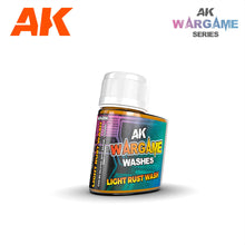 Load image into Gallery viewer, AK Interactive Wargame Washes Light Rust Wash 35ml