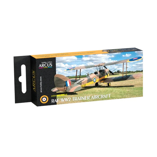 Arcus Hobby Colors RAF WW2 Trainers Paint Set - Fusion Scale Hobbies