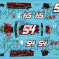 3 Amigos Decals 1:24 #54 SLAYER 2019 Camaro - 1