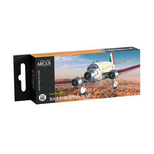 Arcus Hobby Colors RA Ethiopian War Paint Set - Fusion Scale Hobbies