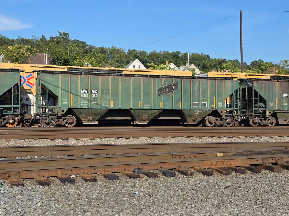 O Scale MWMX Ex CNW Covered Hoppers Patch Decal Set