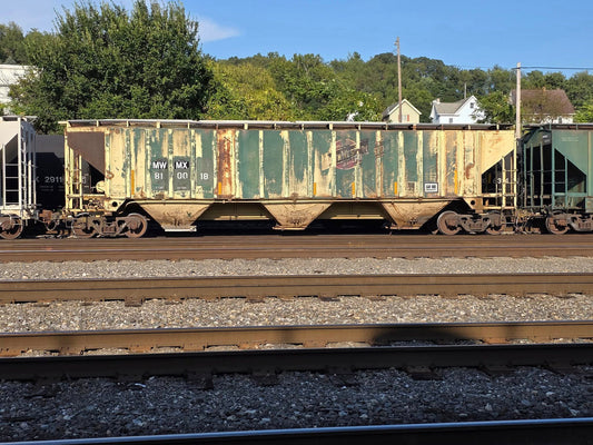 O Scale MWMX Ex CNW Covered Hoppers Patch Decal Set