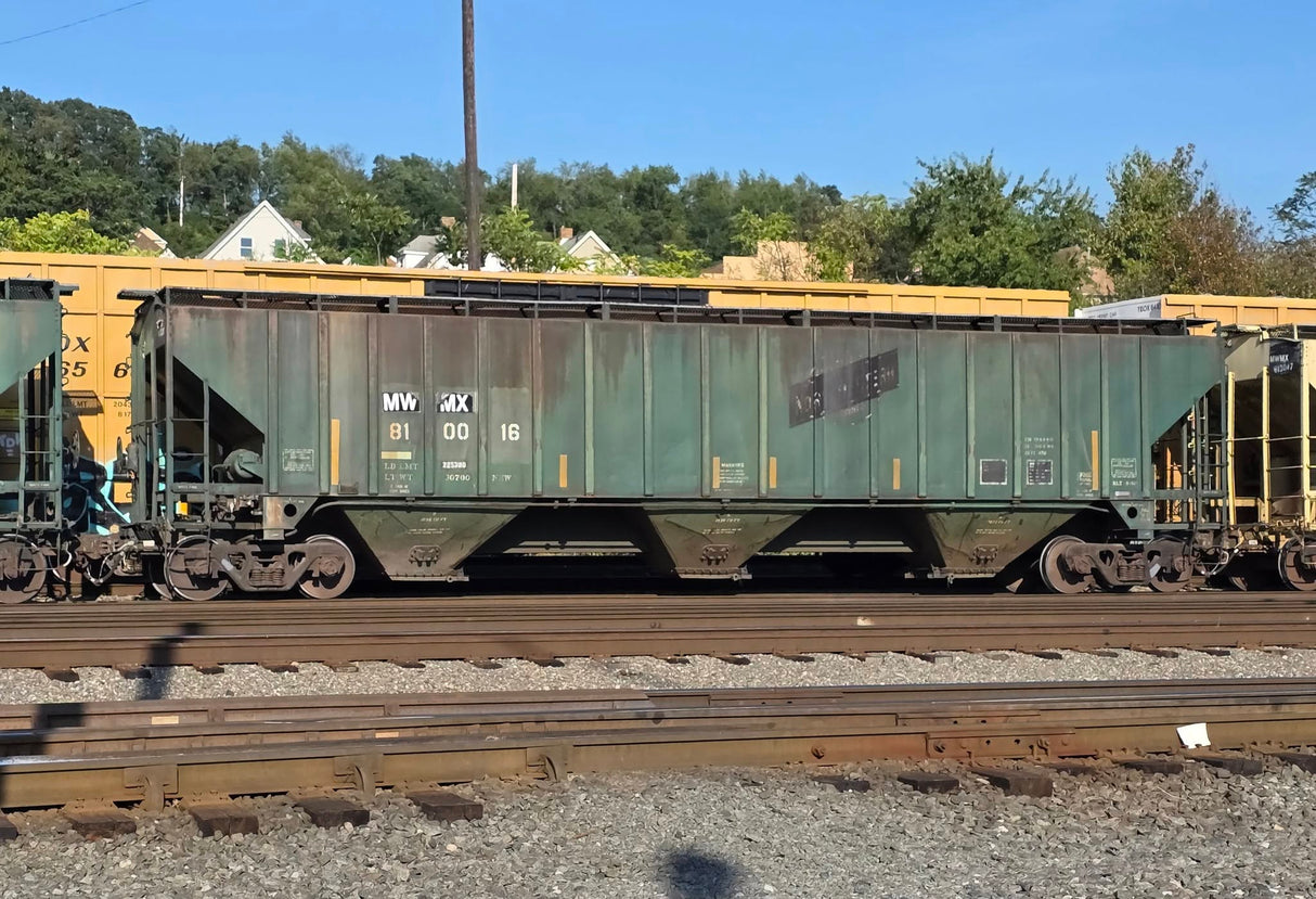 O Scale MWMX Ex CNW Covered Hoppers Patch Decal Set