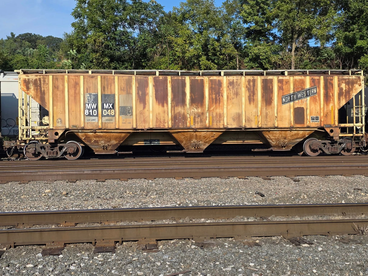 O Scale MWMX Ex CNW Covered Hoppers Patch Decal Set