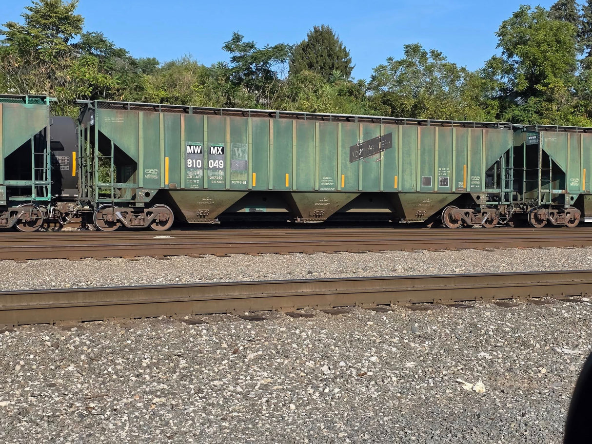 O Scale MWMX Ex CNW Covered Hoppers Patch Decal Set