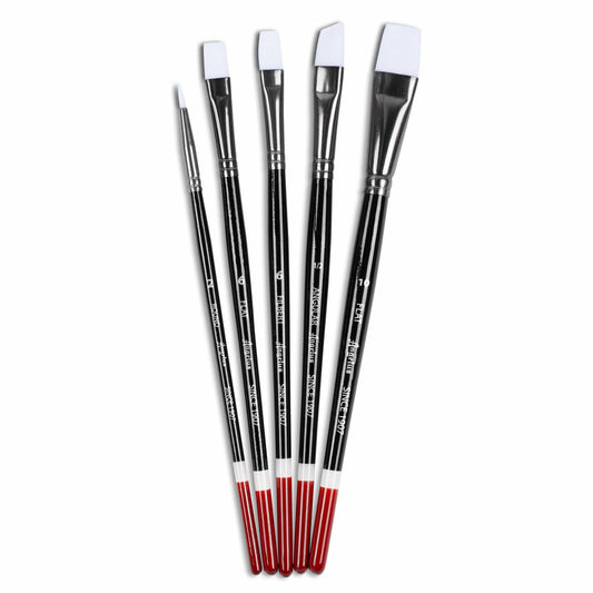 Angelus Acrylic Paint Brush 5-Piece Paint Brush Set