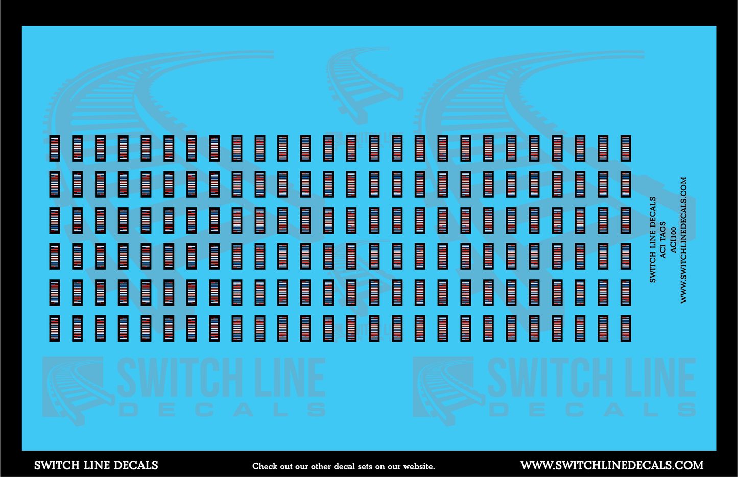 N Scale ACI KarTrak Decal Set