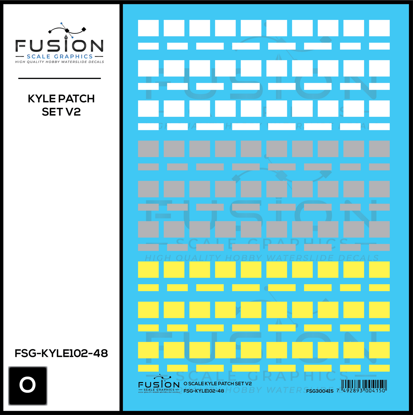 O Scale KYLE Patch Decal Set V2